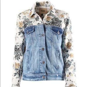 PAIGE Harrison Jacket with Indigo Tapestry. New!!